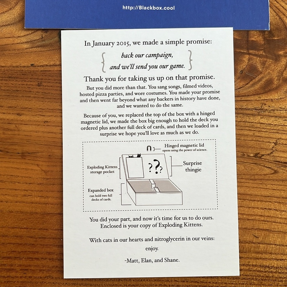 Exploding Kittens Set Original Kickstarter First Edition - Picture 10 of 12